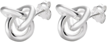 Le Knot Studs Designers Jewellery Earrings Studs Silver Drakenberg Sjölin