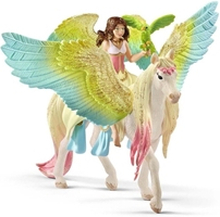 Schleich 70566 Fairy Surah + Glitter Pegasus