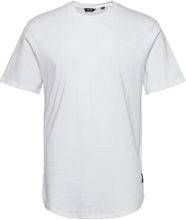 Onsmatt Life Longy Ss Tee T-shirts Short-sleeved Hvit ONLY & SONS*Betinget Tilbud