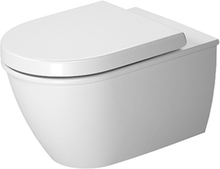 Duravit Darling New Compact væghængt toilet, uden skyllekant, antibakteriel, hvid