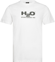 Logo Tee Tops T-Kortærmet Skjorte White H2O