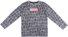 Langærmet T-shirt til Børn Marvel Grå 10 år