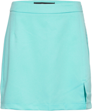 Vmnew Zelda H/W Mini Skirt Exp Kort Nederdel Blue Vero Moda