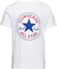 Cnvb Chuck Patch Tee T-shirts Short-sleeved Hvit Converse*Betinget Tilbud