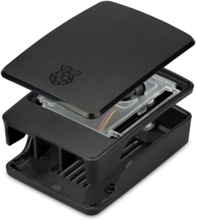 Raspberry Pi SC1159 Kabinett med vifte for Raspberry Pi 5 Model B Black/Grey