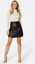 SELECTED FEMME Slfnew Ibi Leather Skirt Black 34