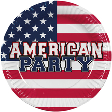 American Party Papptallrikar