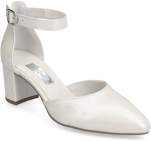 Ankle-Strap Pumps Shoes Heels Pumps Classic White Gabor