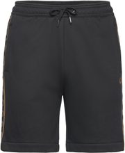 Taped Sweat Short Bottoms Shorts Sweat Shorts Black Fred Perry