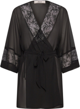 Metamorphose Deshabillee Pyjama Lingerie Kimonos Black Etam