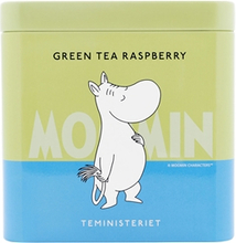 Moomin Green Tea Raspberry Tin 100 gram