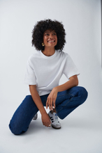 Gina Tricot - Oversized tee - t-shirts - White - S - Female