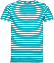 Breton Striped Shirt Héritage Tops T-Kortærmet Skjorte Blue Armor Lux
