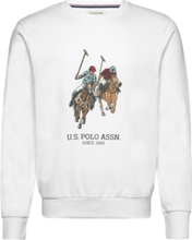 Uspa Sweat O Neck Ekrem Men Tops Sweatshirts & Hoodies Sweatshirts White U.S. Polo Assn.