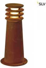 Buitenlamp staand RUSTY 40 cm E27 rond hoogvolt LED