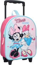 Disney trolley rugzak Minnie Mouse 3D junior 9 liter polyester blauw/roze