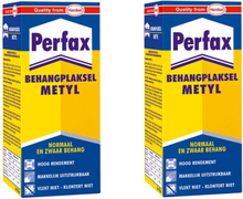 3x pakken Perfax metyl behanglijm/behangplaksel 125 gram