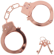 ToyJoy Metal Handcuffs Rose Gold Handbojor