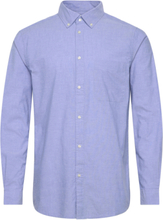 Kent Chambray Shirt Tops Shirts Casual Blue Les Deux