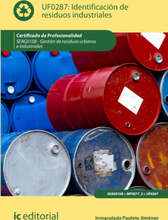 Identificación de residuos industriales. SEAG0108