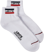 Levi's Ankelstrumpor Levi's S 144Ndl Mid Cut Sprtwr Logo 2-pack Vit