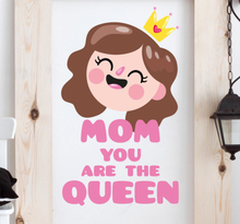 Wanddecoratie Mom you are the Queen