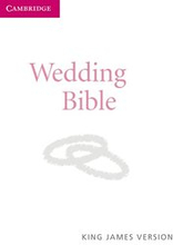KJV Wedding Bible, Ruby Text Edition, White Imitation Leather, KJ222:T