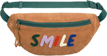 LÄSSIG Mini bum bag Cord Little Gang - Smile , karamel