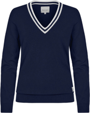 Adele Knitted Sweater Sport Knitwear Jumpers Navy Röhnisch