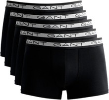 GANT 5-Pack Trunks Cotton Stretch Black