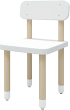 Chair With Backrest Home Kids Decor Furniture Chairs & Stools Hvit FLEXA*Betinget Tilbud