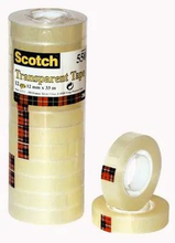 Självhäftande band Scotch Transparent 12 Delar 12 x 33 mm