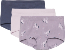 Nmftights 3P Lavender Aura Unicorn Noos Night & Underwear Underwear Panties Lilla Name It*Betinget Tilbud