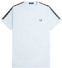Fred Perry - Contrast Tape Ringer T-Shirt - Lichtblauw