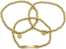 Annika Elastic Bracelet Accessories Jewellery Bracelets Chain Bracelets Gold Bud To Rose