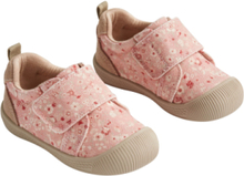 Prewalker Velcro Kei Print Shoes Pre-walkers - Beginner Shoes Pink Wheat