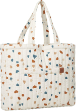 Quilted Tote Bag - Terrazzo Baby & Maternity Care & Hygiene Changing Bags White Fabelab
