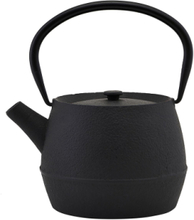 Teapot, Cast, Black Home Tableware Jugs & Carafes Teapots Black Nicolas Vahé