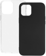 Linocell Second skin 2.0 Mobilskal för iPhone 12 Pro Max Svart