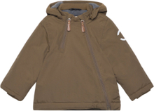 Nylon Baby Jacket - Solid Outerwear Jackets & Coats Winter Jackets Kakigrønn Mikk-line*Betinget Tilbud