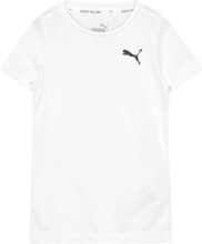 Active Small Logo Tee B T-shirts Short-sleeved Hvit PUMA*Betinget Tilbud