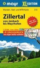 Mayr Wanderkarte Zillertal - Von Jenbach bis Mayrhofen XL 1:25.000