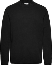 Rolled Hem Sweater Designers Knitwear Round Necks Black Filippa K
