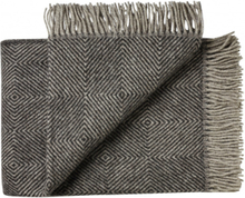 Fanø Home Textiles Cushions & Blankets Blankets & Throws Grey Silkeborg Uldspinderi