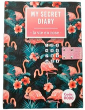 Dagbok med hemlig kod Roymart La Vie en Rose 15 x 20,5 x 3 cm