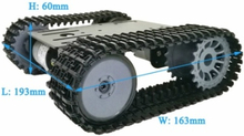 Verfolgungsroboter Smart Car Plattform Robotik Kits Roboter Panzer Raupenfahrwerk DIY Kit Solide Roboter Plattform Panzer Mobile Plattform Roboter Spielzeug Plattform für Arduino
