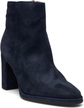 Ostro Shoes Boots Ankle Boots Ankle Boot - Heel Blå Wonders*Betinget Tilbud