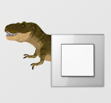Dinosaurus lichtschakelaar sticker
