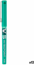 Penna för flytande bläck Pilot V-5 Hi-Tecpoint Grön 0,3 mm