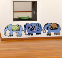 Sticker drie olifanten